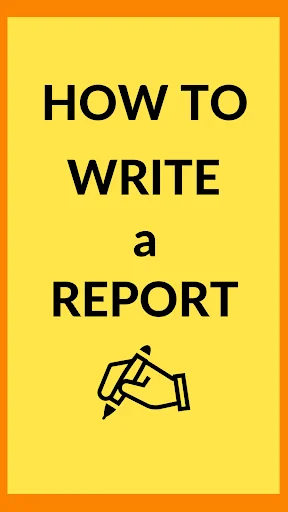 How To Write A Report screenshot 1