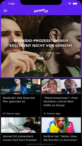 Hiphop.de screenshot 1