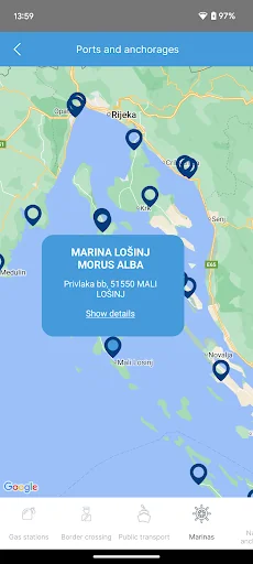 Nautical Info Service Croatia screenshot 1