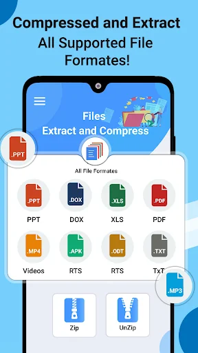Zip File Reader-Unarchive tool screenshot 3