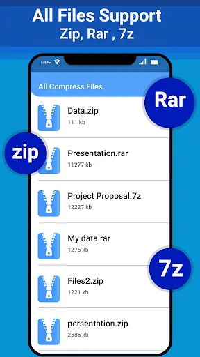 Zip File Reader-Unarchive tool screenshot 4