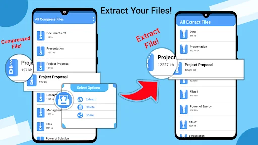Zip File Reader-Unarchive tool screenshot 1
