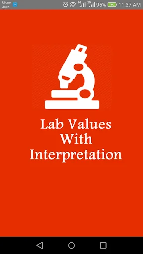 Lab Values with Interpretation