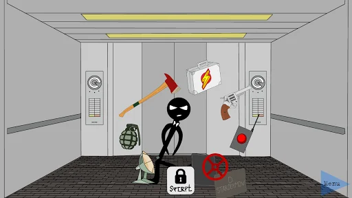 Stickman Escape Lift 2 : Funny