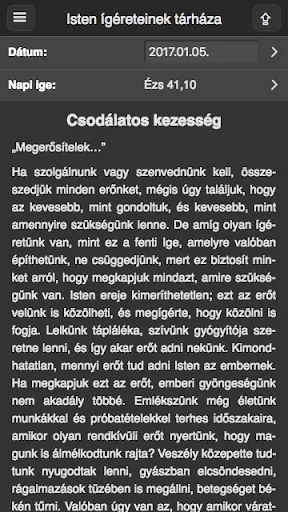 Isten ígéreteinek tárháza
