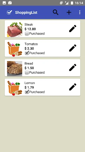 Shopping List