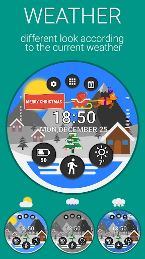 Christmas Watch Face screenshot 1