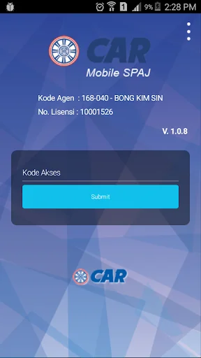 CAR Mobile SPAJ screenshot 2