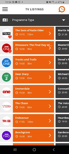 TV Listings Guide Ireland screenshot 1