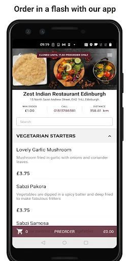 Zest Indian Restaurant Edinbur