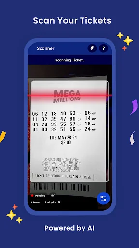 My Lotto USA: PB & MM Scanner screenshot 1