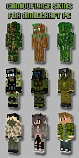 Camouflage Skins for Minecraft