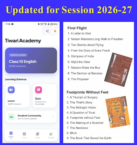 Class 10 English for 2026-27