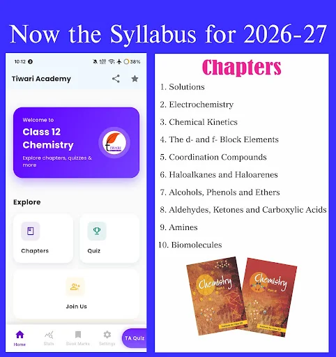 Class 12 Chemistry for 2026-27