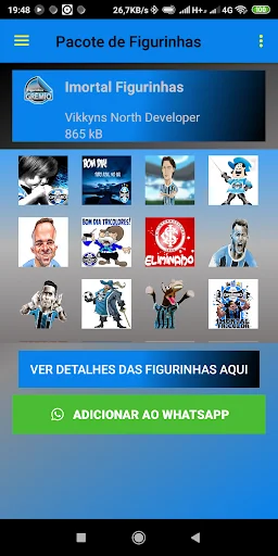 Figurinhas do Imortal Grêmio