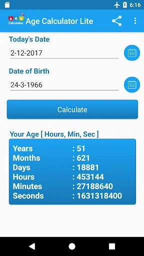 Age Calculator Lite
