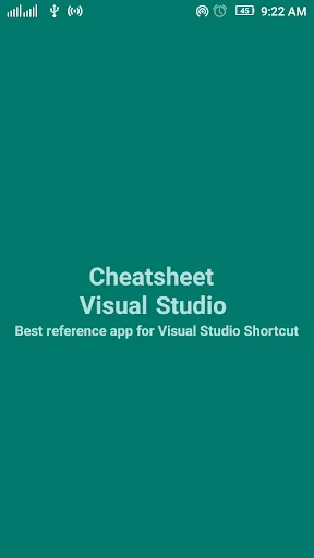 Cheatsheet For Visual Studio