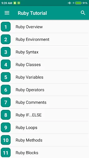 Ruby Tutorial