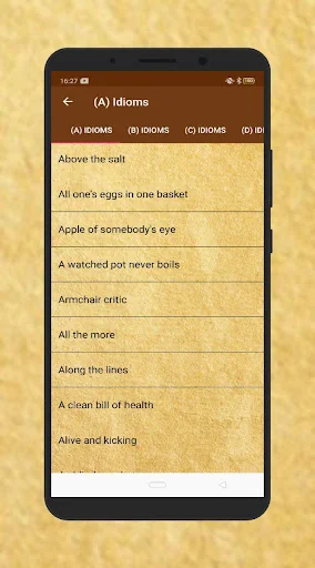 Idioms & Phrases in English