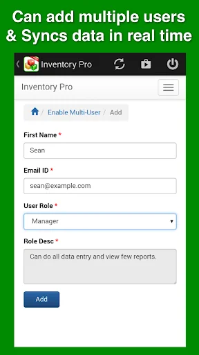 Inventory management for small screenshot 3
