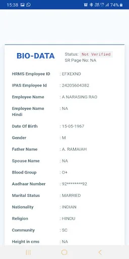 HRMS Employee Mobile App for I screenshot 4
