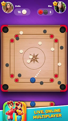 Carrom Master - Online Carrom screenshot 1