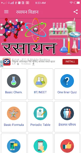 Chemistry in hindi