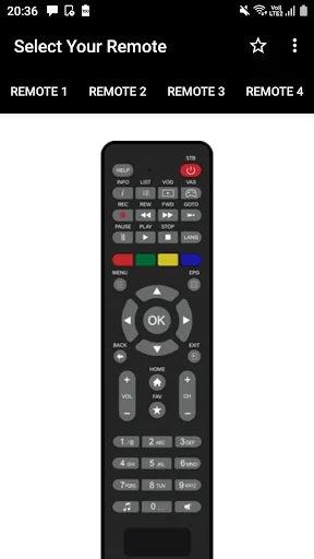GTPL Remote Control Mobile App screenshot 1