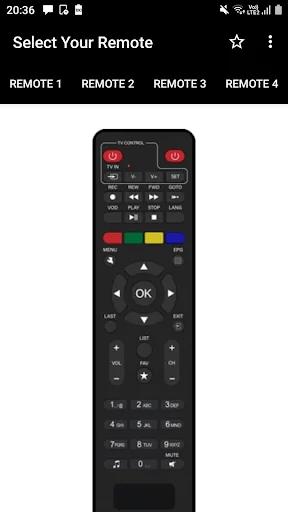 GTPL Remote Control Mobile App screenshot 2