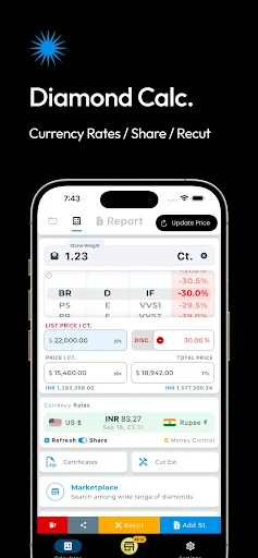 DRC - Diamond Rate Calculator screenshot 2