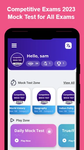 Mock Test Exam Prep App