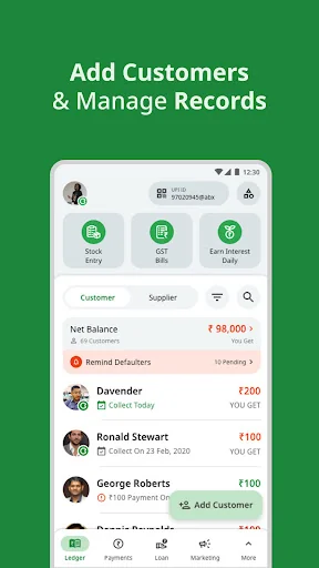 OkCredit: Ledger, UPI, Billing