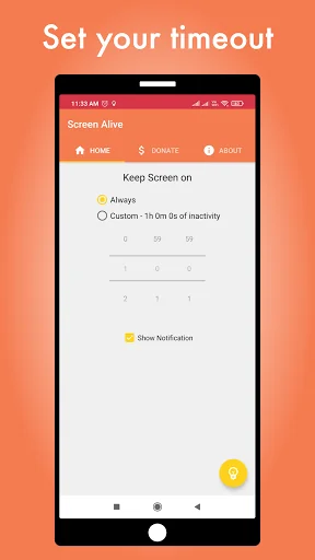 Screen Alive - keep screen on screenshot 2