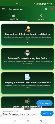 Business Law screenshot 1