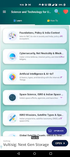 Science and Tech for UPSC