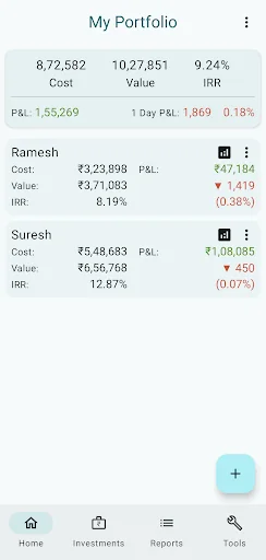 My Portfolio (Tracker) - India