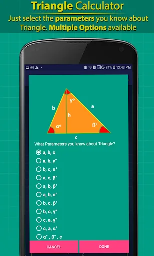 Triangle Calculator Pro - AI screenshot 2