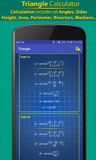 Triangle Calculator Pro - AI screenshot 4