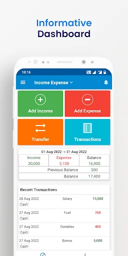 Income Expense- daily expenses