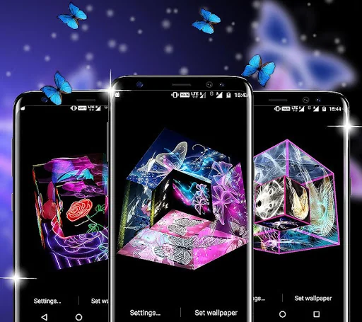 Amazing Cube Live Wallpaper screenshot 1