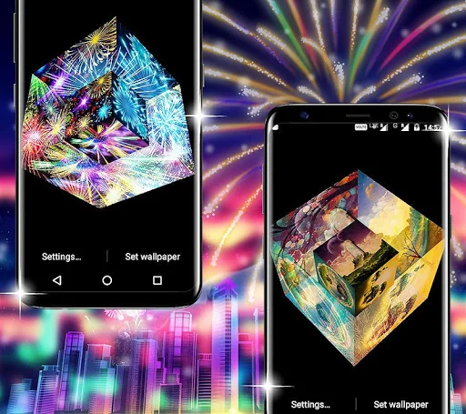 Amazing Cube Live Wallpaper screenshot 4