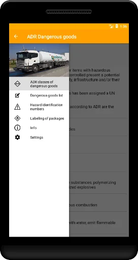 ADR Dangerous goods