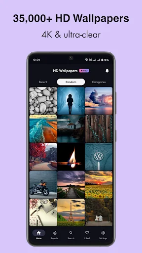 Wallpapers 4K & Live Changer screenshot 1
