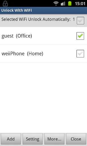 Unlock With WiFi screenshot 1
