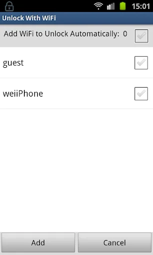 Unlock With WiFi screenshot 2
