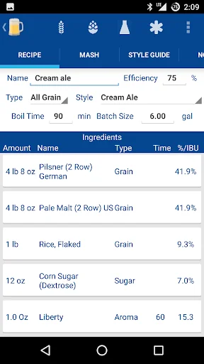 Wort Homebrew Calculator Pro screenshot 2