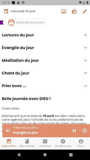 Prier Aujourd’hui screenshot 2