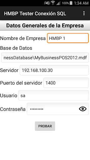 Conexión SQL a MyBusiness POS 