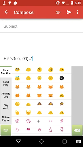 Emoticon Keyboard (with Emoji) screenshot 3
