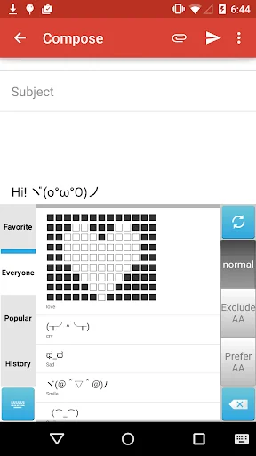 Emoticon Keyboard (with Emoji) screenshot 4